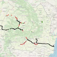 Harta autostrazile din Romania - 2020 - 2021/FOTO: HotNews.ro
