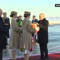 Putin, primit la Minsk de Alexandr Lukașenco. /