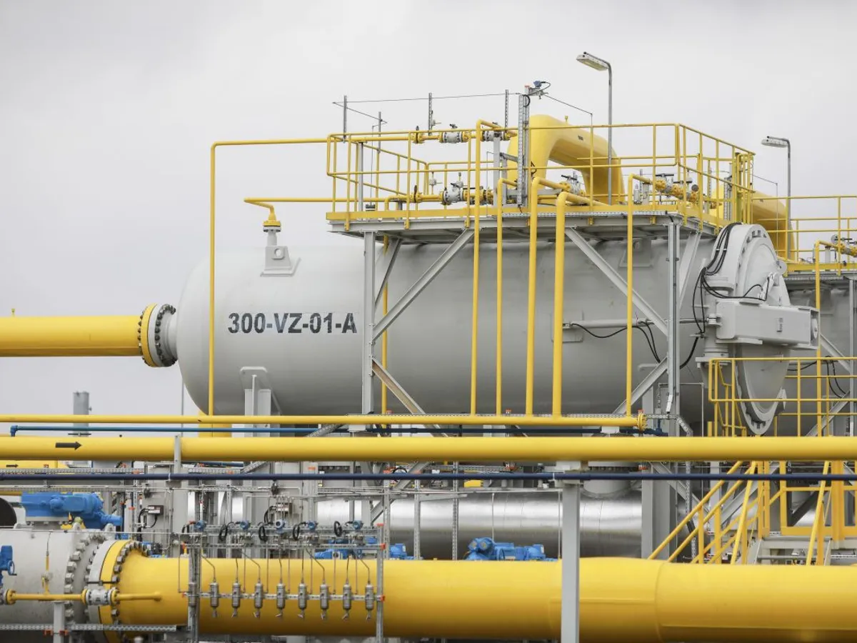 Transgaz, staţia de compresoare de la Podişor, din Judeţul Giurgiu - Foto: INQUAM PHOTOS/George Călin