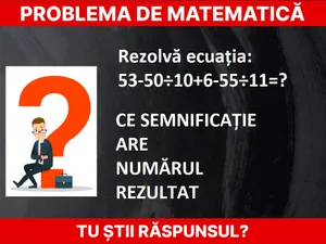 Problemă de matematică Foto: Newsweek