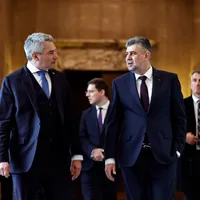 Ciolacu s-a întâlnit cu cancelarul Austriei. Discuții despre „calea de urmat” pentru deplina aderare - Foto: Marcel Ciolacu/ X