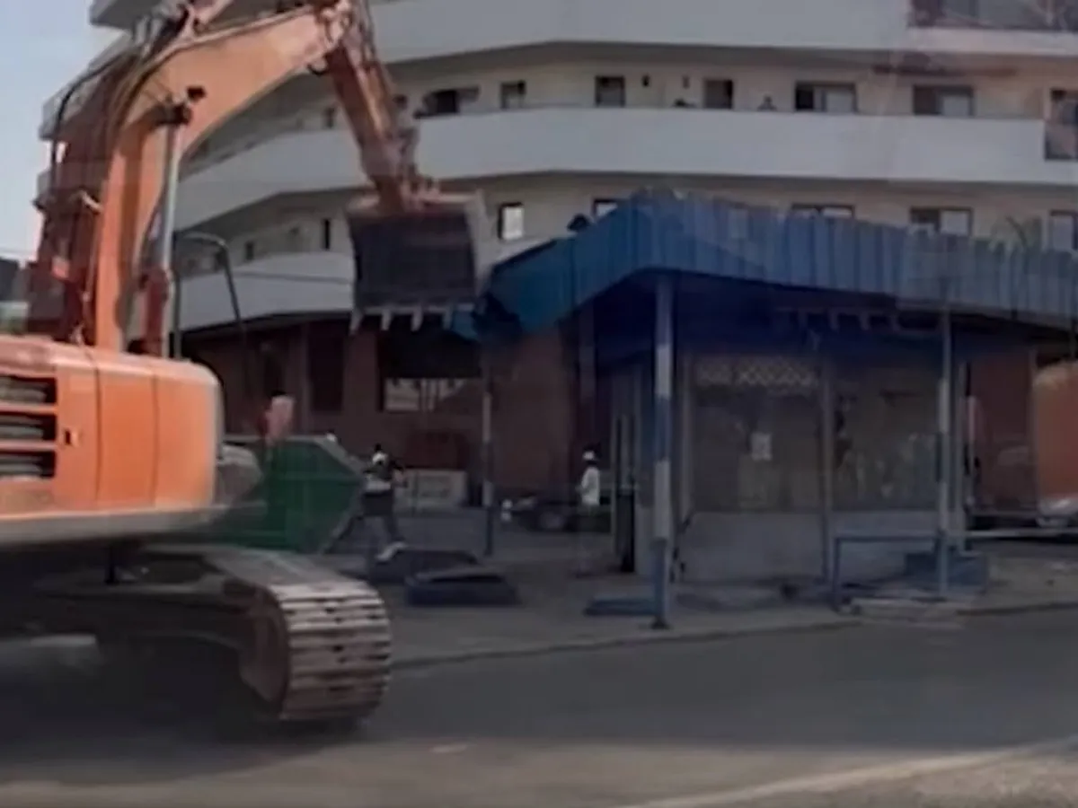 O stație „PECO” a funcționat zeci de ani în centrul Bucureștiului abuziv, fără acte - Foto: captură video