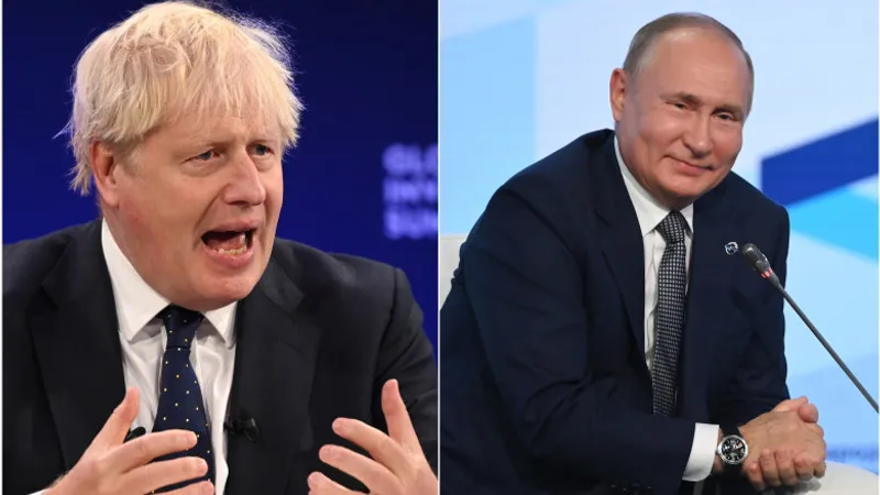 Ca "democraţie liberă", Ucraina "trebuie să poată să continue să aspire să adere la NATO", a declarat premierul britanic Boris Johnson. / Foto: digi24.ro