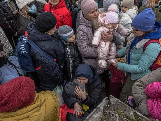 Coridor umanitar convenit de ruși și ucraineni în Luhansk. Focul a încetat/FOTO: Twitter/pravda