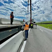 Despărțitoarele de sens reduc numărul accidentelor rutiere cu 35%/ Foto: CNAIR