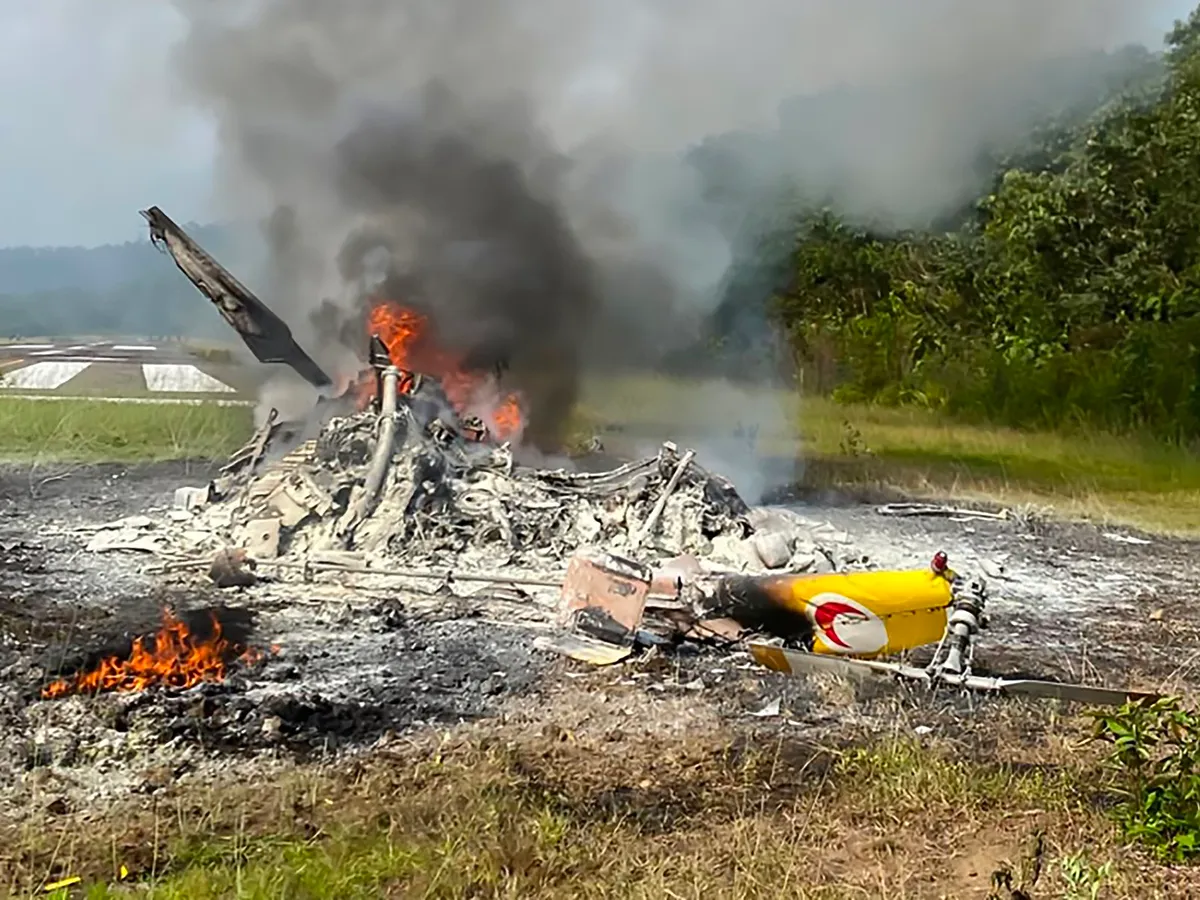 Cinci morți după prăbușirea unui elicopter medical în Malaezia. Cine se afla la bord?