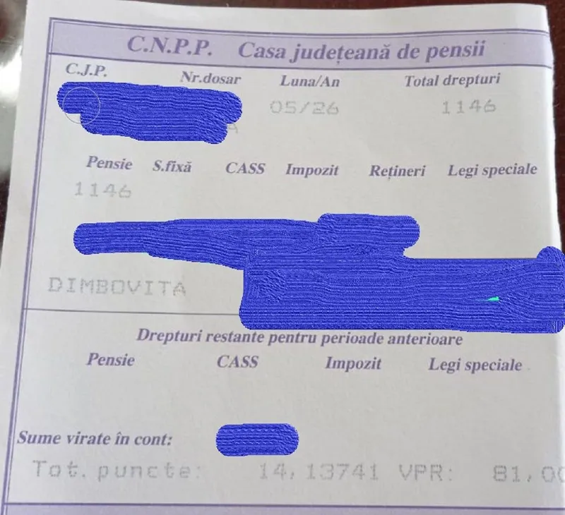 Pensionară are dureri de cap la pensie - Foto: Arhiva
