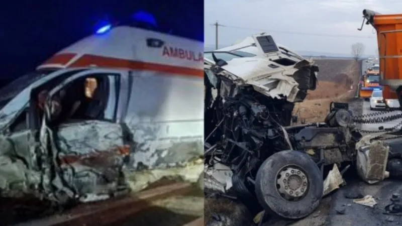 Accidentul rutier de la Bălțați, județul Iași. Sursa: ziaruldeiasi.ro