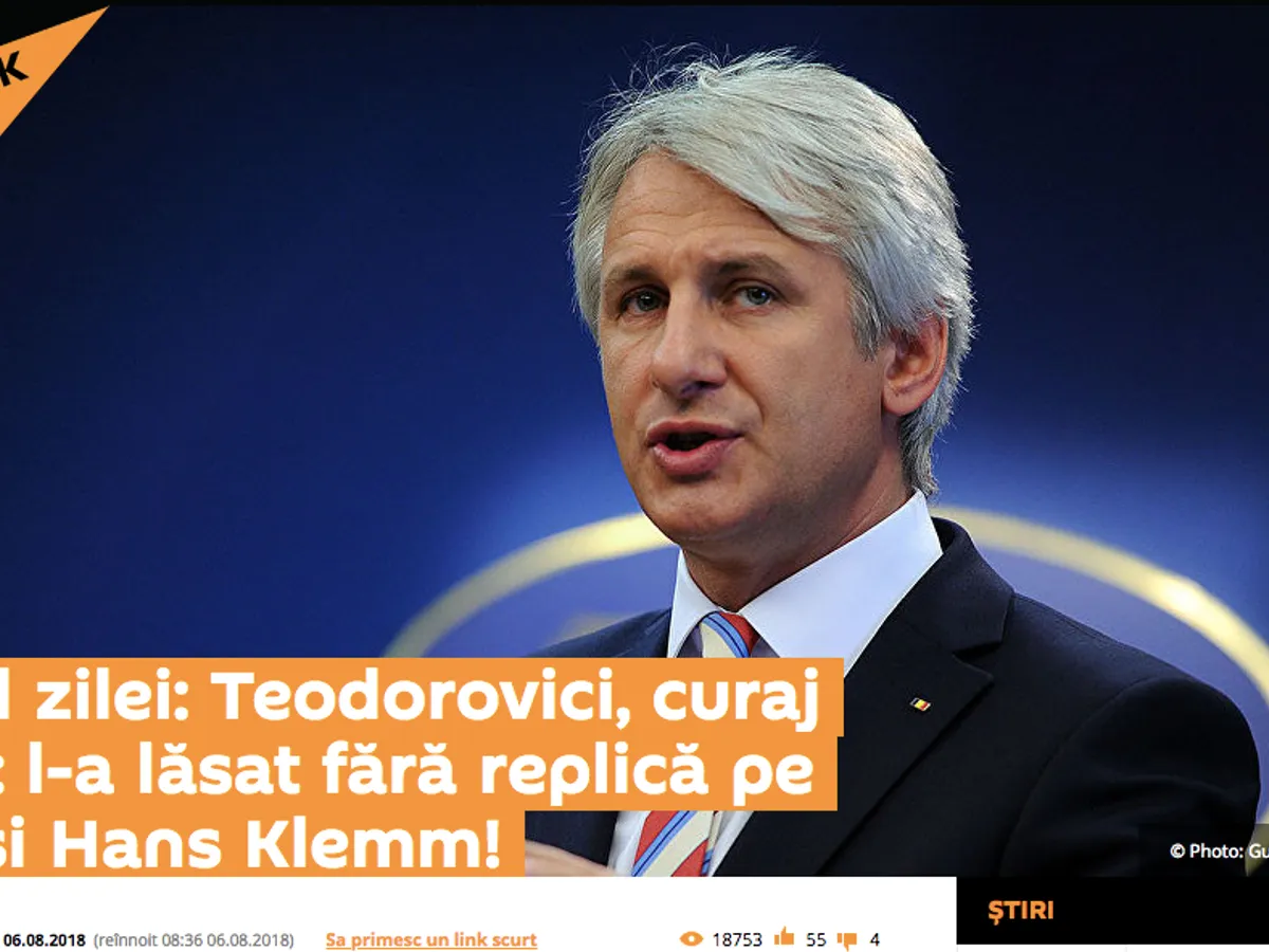 Eugen Teodorovici este pe placul Sputnik.