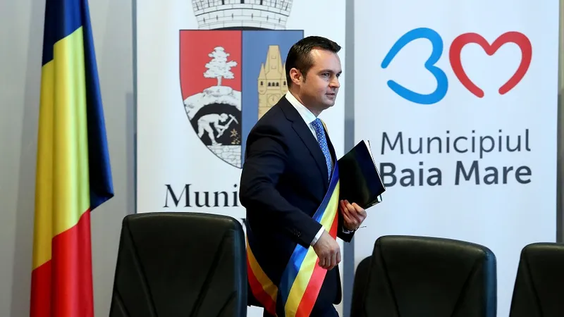 Cătălin Cherechel, primarul din baia Mare Foto: INQUAM Photos /Mircea Roșca