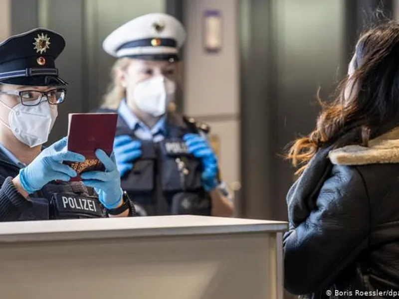 Controale pe aeroportul Frankfurt pe Main. Foto DW