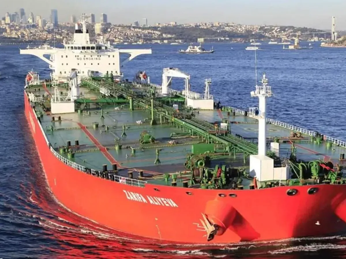 Portul Ust-Luga prin care se transportă petrolul rusesc - Foto: Profimedia Images