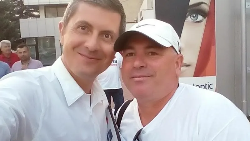 Prefectul Cimpoeșu și Dan Barna Foto: Facebook