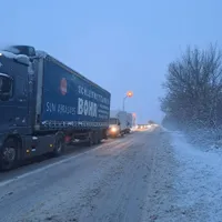 Atenție, șoferi! Episod de iarnă adevărată, în mai multe județe din România. Află starea drumurilor - Foto: Facebook/Info Trafic Bucuresti si Ilfov
