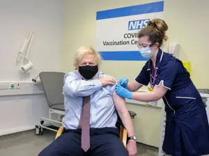 Record: Marea Britanie a vaccinat într-o zi 844.285 de persoane Foto: Facebook Boris Johnson