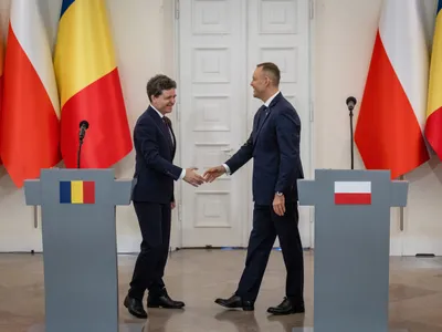 Nicușor Dan și Karol Nawrocki - Foto: Profimedia Images