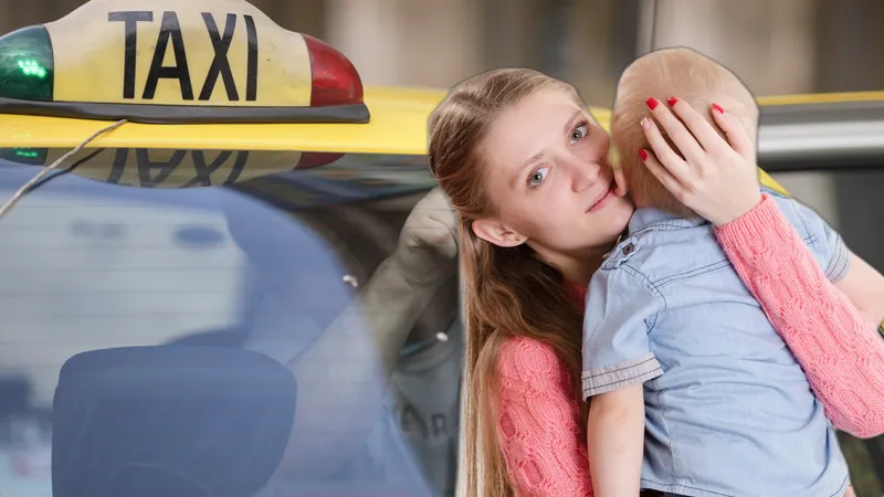 Recompensă uriașă pentru un taximetrist cu sufet mare. A dus gratis o mămică cu un copil la spital - FOTO: Inquam Photos / Octav Ganea