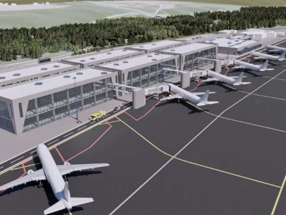 Banii europeni pentru terminalul T4 de la Aeroportul Iași/FOTO: ziaruldeiasi.ro
