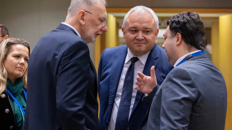Vicepremierul bulgar, ministru de Interne interimar, Ivan DEMERDZHIEV, la negocierile de joi, din Consiliul JAI - Foto: Profimedia