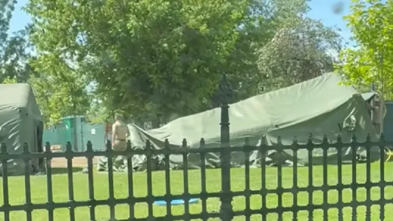 Un nou Fake News demontat de Ciprian Ciucu. Ce este de fapt cu corturile militare din Crângași? - Foto: captură facebook