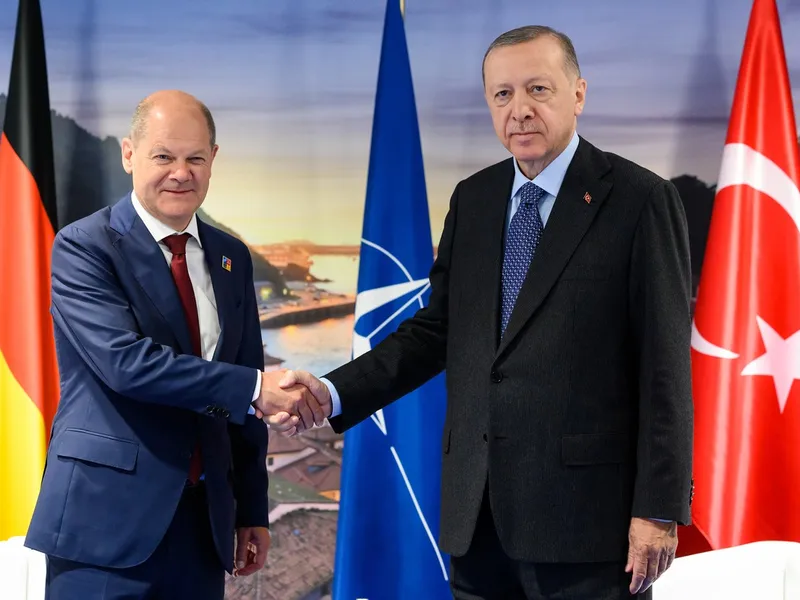 Olaf Scholz și Erdogan, imagine cu caracter ilustrativ - Foto: Profimedia Images