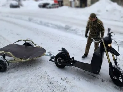 Trotineta electrică Kalashnikov Izh-ScootWay Foto: defence-blog.com