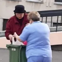 Pubela cu mâncare de la Brăila/FOTO: debraila.ro