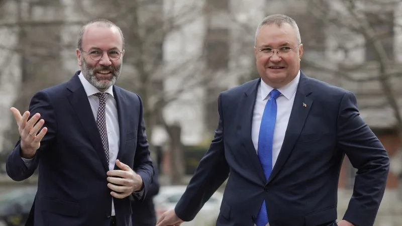 Manfred Weber, preşedintele PPE: Nicoale Ciucă, un lider care conduce puternic PNL - Foto: INQUAM PHOTOS / George Călin