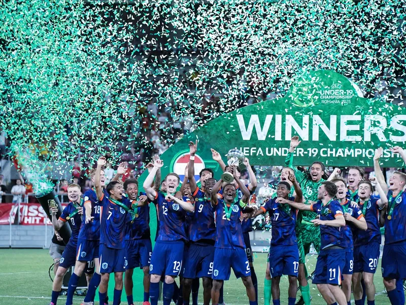 Olanda a câștigat Campionatul European Under-19, după o finală dramatică cu Spania pe Giulești - Foto: Profimedia images