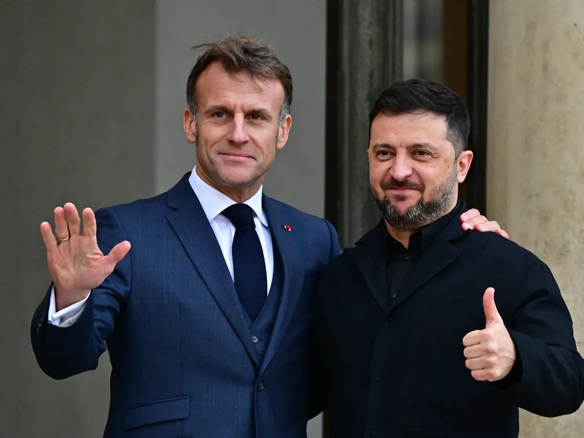 Președintele francez Emmanuel Macron a anunțat licențele de armament acordate Ucrainei - Foto: Profimedia Images (imagine cu rol ilustrativ)