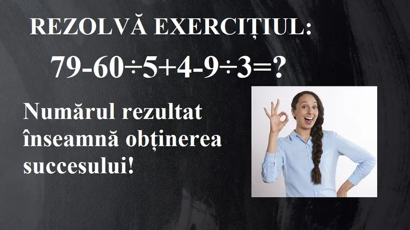 Problemă de matematică Foto? Newsweek