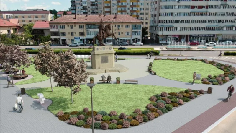 Un milion de euro pentru o statuie în Zalău. Va fi din bronz și va avea 5 metri înălțime Foto: Sălajul Liber