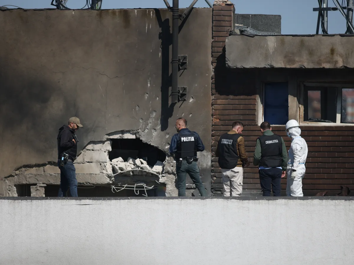 Blocul avariat de explozie - FOTO Inquam Photos /George Călin