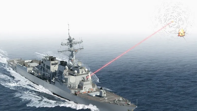 Noua armă laser creată de Lockheed Martin. Topește cu viteza luminii rachete, nave și drone inamice - Foto: Lockheed Martin