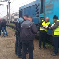 Poliția a făcut razie la CFR Foto: Poliția Română