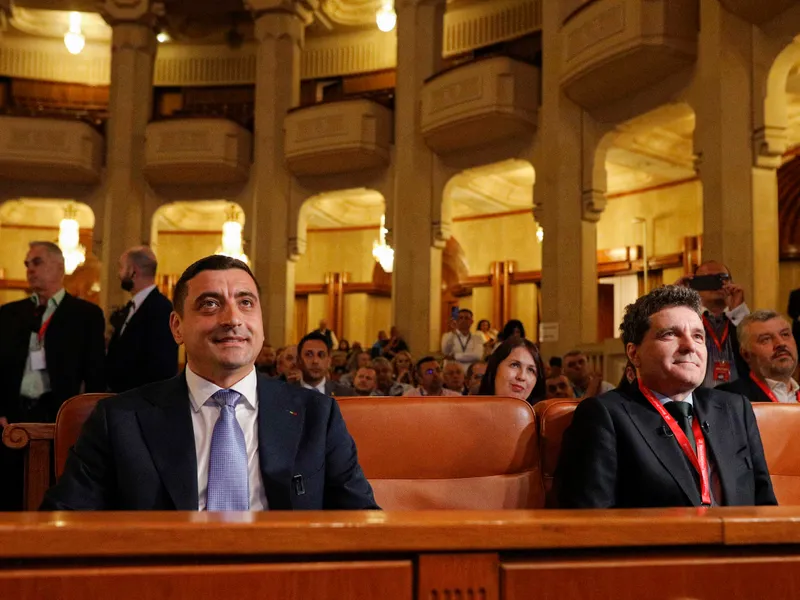 Geor Simion și Nicușor Dan - Foto: INQUAM PHOTOS / Mălina Norocea