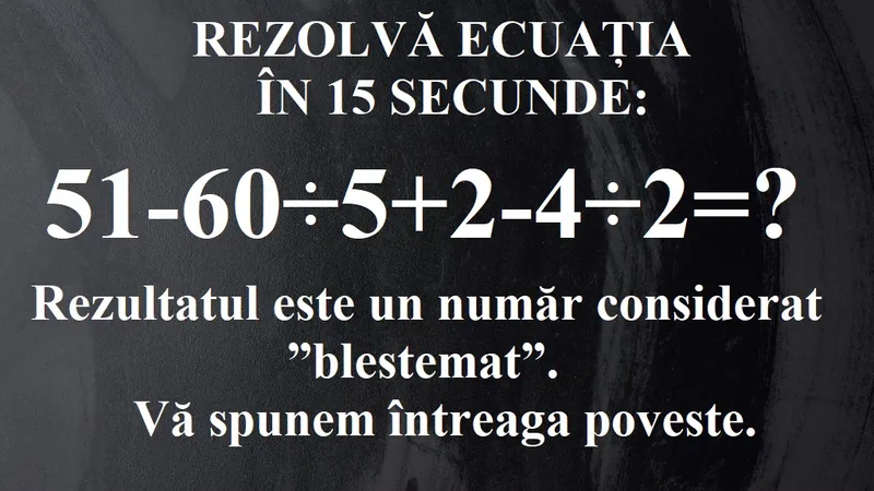 Problemă de matematică Foto: Newsweek
