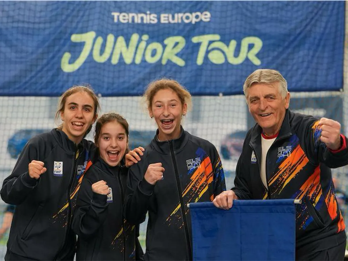 România scrie istorie în tenis. Echipa feminină U14 a câștigat Campionatul European Indoor – Winter Cup