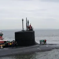 Submarinul USS New Jersey, cel mai avansat din lume, lansat de SUA. Atacă cu rachete Tomahawk - Foto: Profimedia images