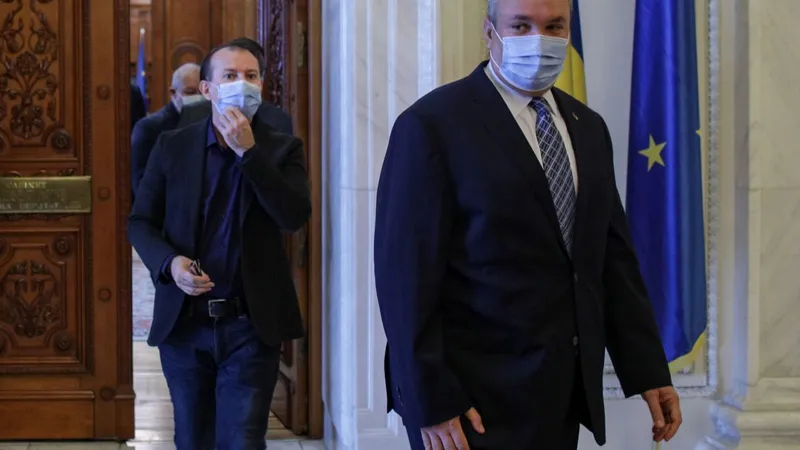 De ce a cedat Florin Cîțu? Chiar el a propus să fie înlocuit de Ciucă pentru propunerea de premier. Foto Inquam Photos/Octav Ganea