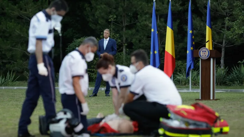 România, în vrie: Iohannis s-a trezit abia la aproape 600 de morți de COVID pe zi în criză politică/FOTO: Inquam Photos/George Călin