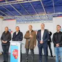 Conducerea AfD la un eveniment electoral din anul 2021 - Foto: Profimedia Images