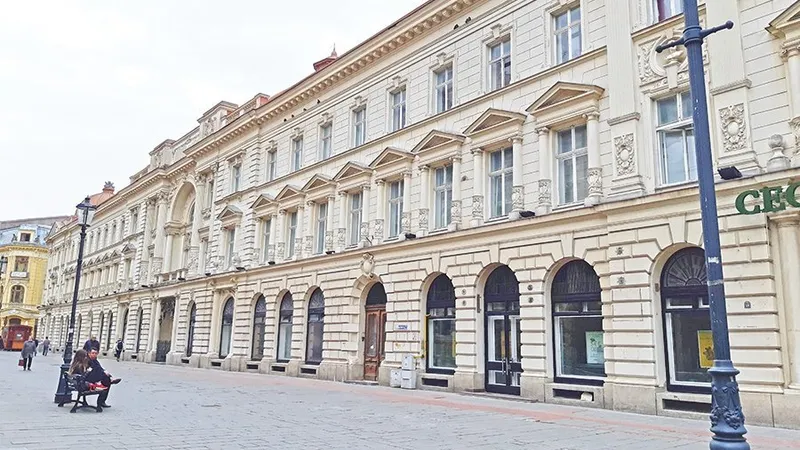 Palatul Dacia, clădirea destinată inițial Pinacotecii, apoi Muzeului Holocaustului, este în continuare neamenajat