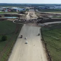 Care e stadiul autostrăzii chinezești de 400.000.000 lei de la marginea Bucureștiului - Foto: captură video