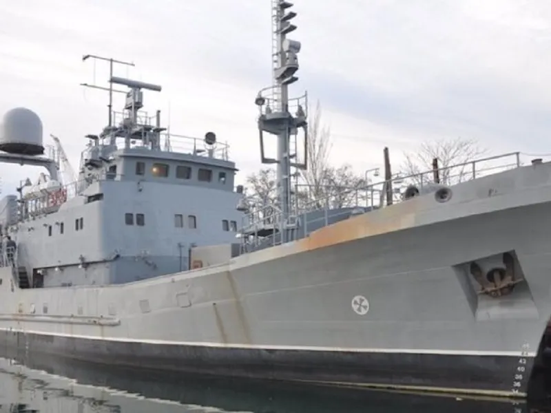 Nava ucraineană Simferopol distrusă de Rusia - Foto: X