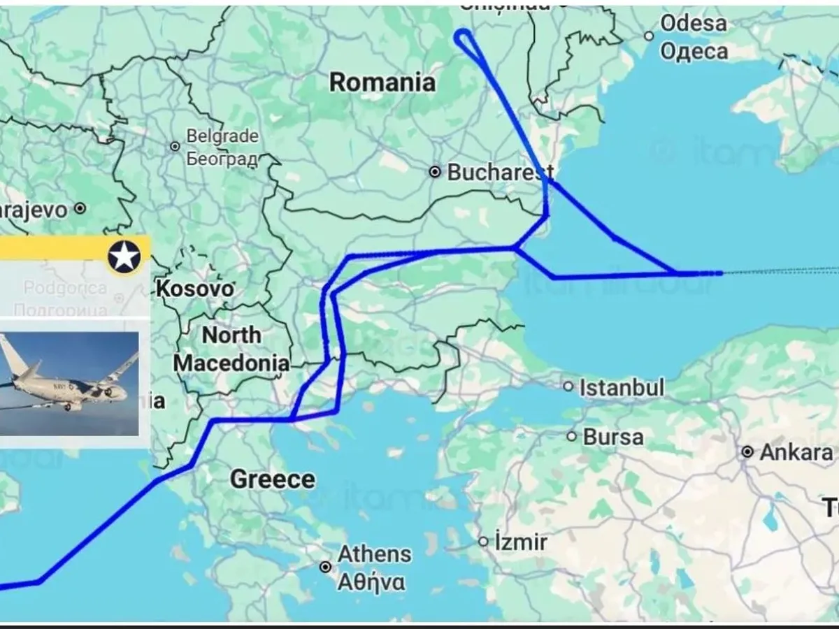 Avioane spion ale SUA, deasupra României. Urmăresc Rusia care se pregătește să atace ținte occidentale - Foto: italmilradar (imagine cu rol ilustrativ)