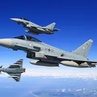 Avioane Eurofighter ale Germaniei, desfășurate în Polonia - Foto: Profimedia Images (imagine cu rol ilustrativ)