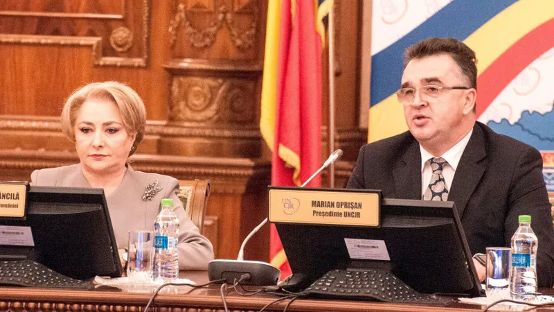 Dăncilă și Oprișan, aliați/FOTO: vrancea24.ro
