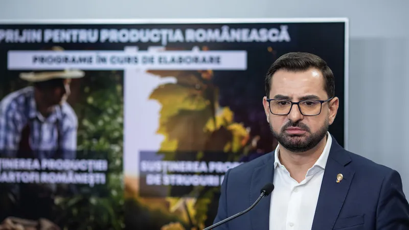 Ministrul Agriculturii, Adrian Chesnoiu, este pregătit să intervină pe piață pentru a tempera eventualele creșteri de prețuri la ulei - Foto: INQUAM PHOTOS/ Ilona Andrei