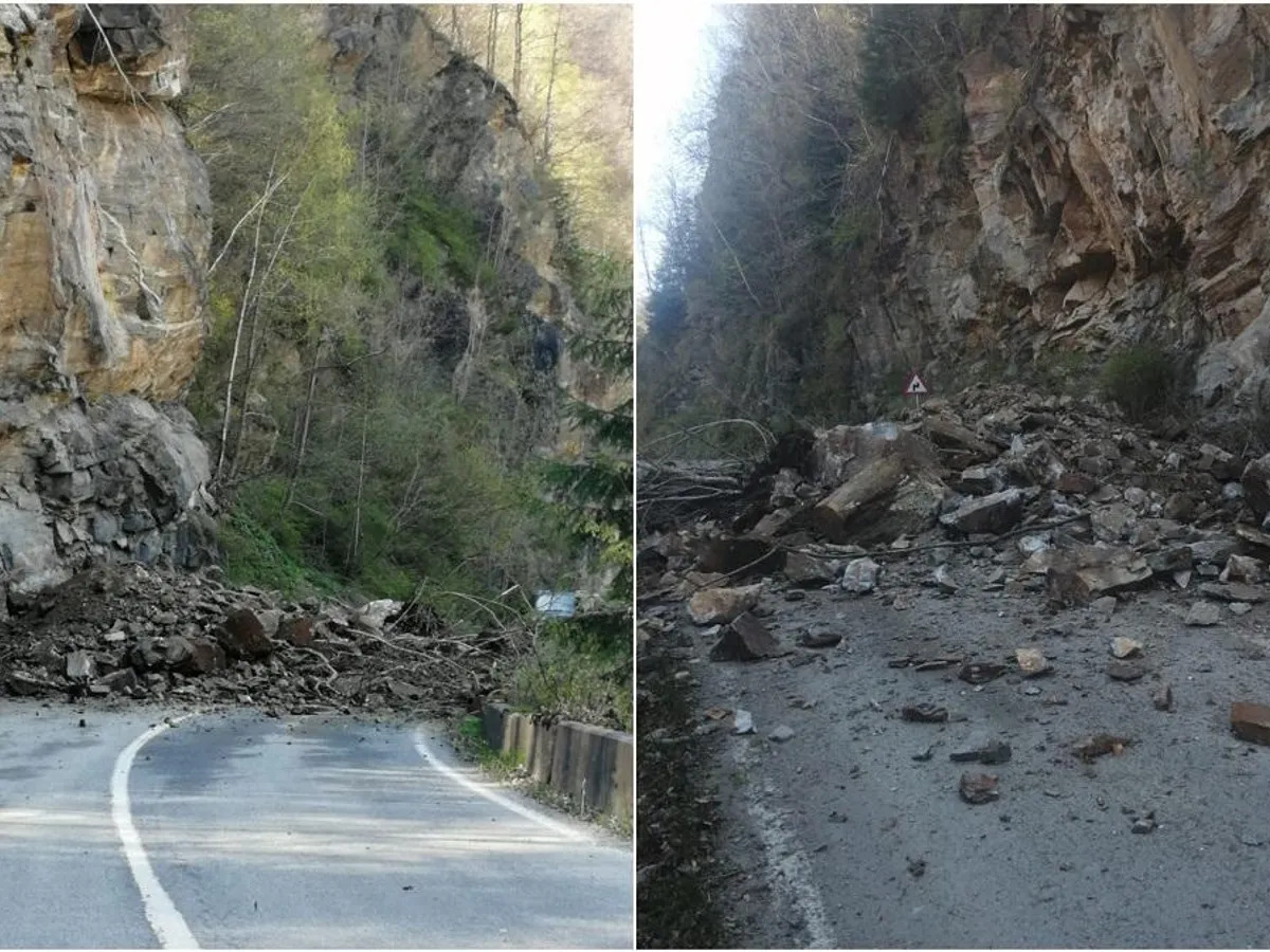 HARTĂ Un bolovan a omorât un om pe Valea Oltului. Unde se poate repeta tragedia? 1.500 km², cu risc în Carpați